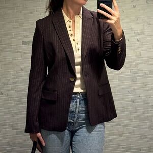Donna Karen Lurex Pinstripe Women's Blazer
